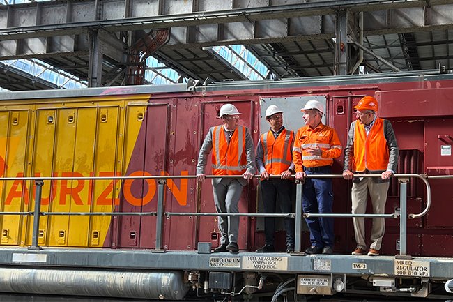 Dr Steven Miles, Lance McCallum, Andrew Harding and Colin Kerelchuk