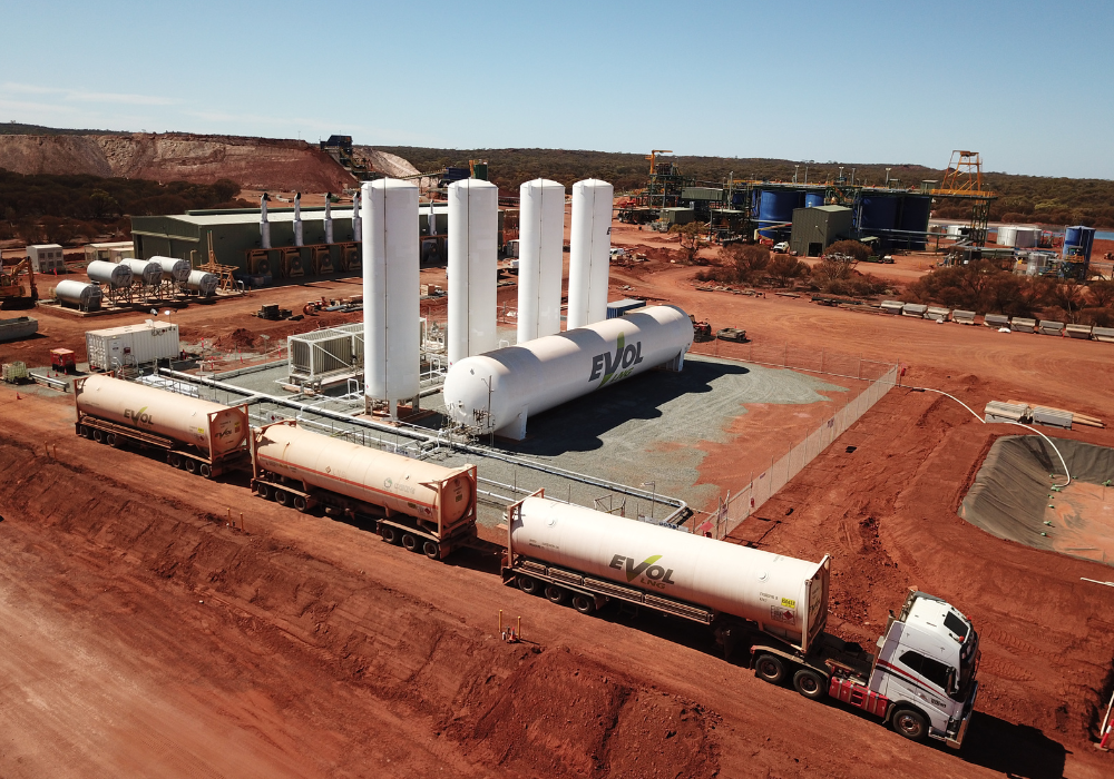 EVOL LNG has secured a long-term liquefied natural gas (LNG) supply agreement with Aurenne to supply approximately 10,000tpa of LNG to their Mt Ida gold project.
