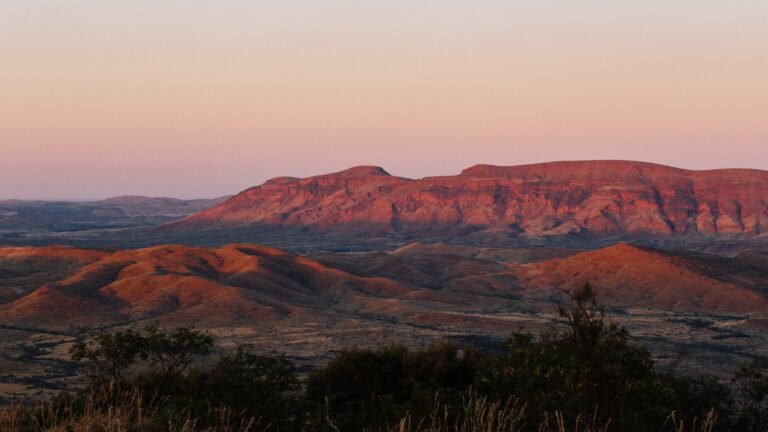 Scenic landscape of Western Australia's Pilbara region