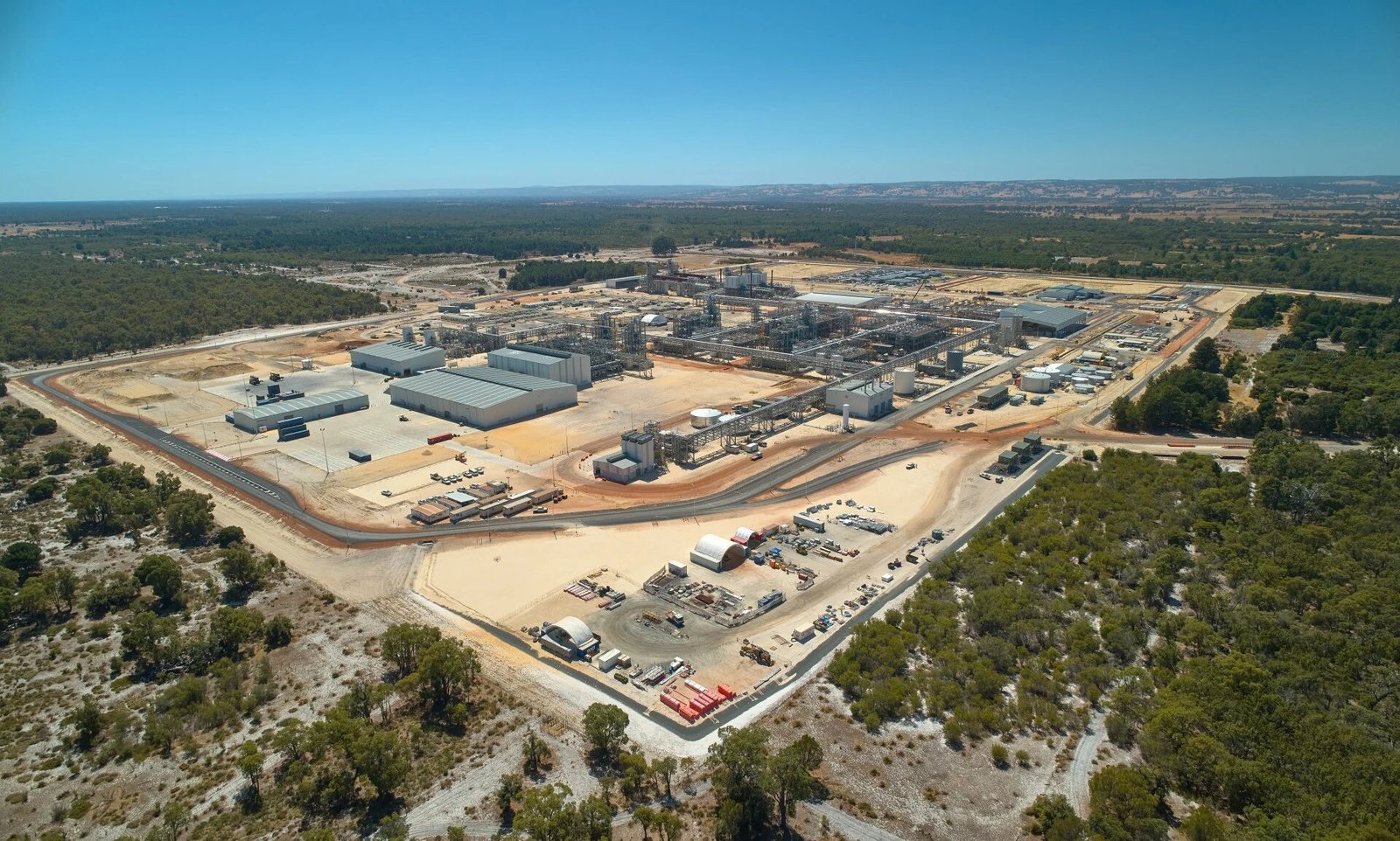 Kemerton lithium hydroxide plant.