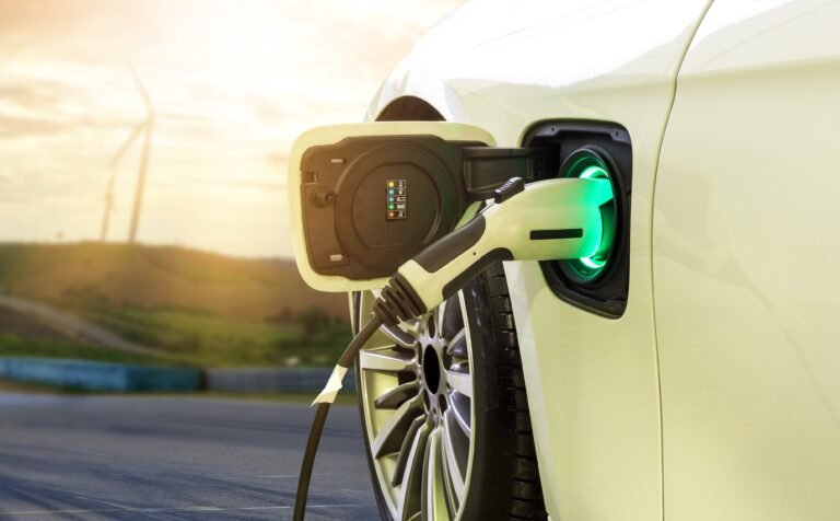 Electric vehicle charging.