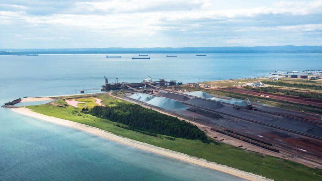 IOC port facility in Sept-Îles, Canada.