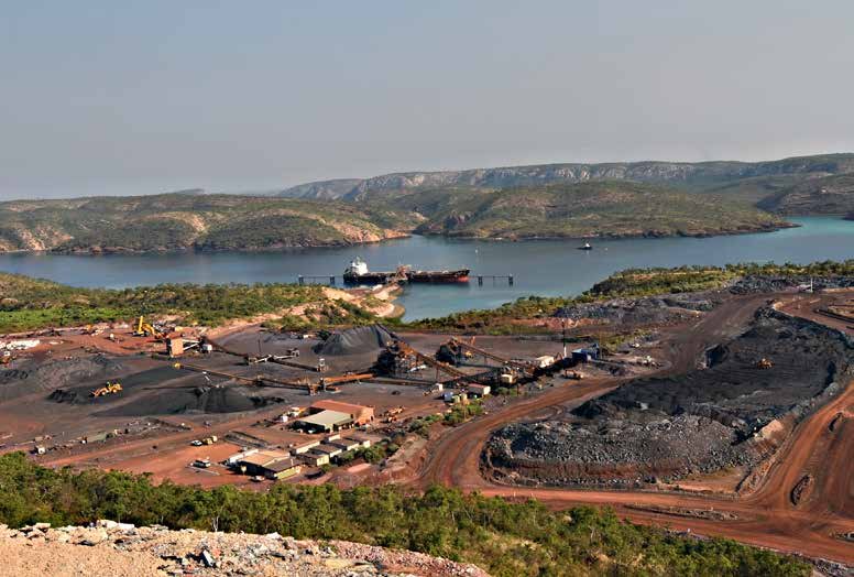 Image Source - Mount Gibson Iron - Koolan Island crushing circuit, ROM pad, shiploader