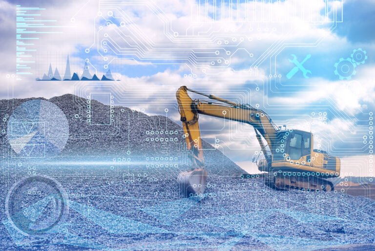 Mining in progress without the use of people.
