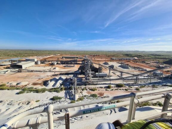 Pilgan Plant at the Pilgangoora project.