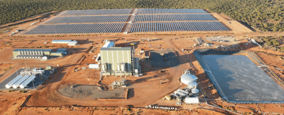Mineral separation plant at the Coburn project.