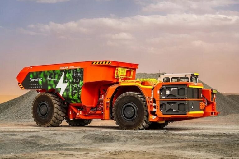 The Sandvik TH665B mining truck.
