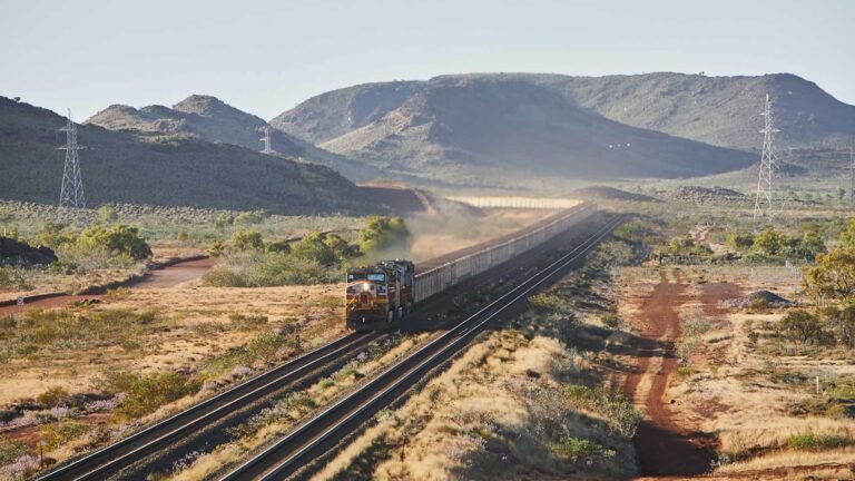 AutoHaul train at Rio Tinto’s Pilbara operations.