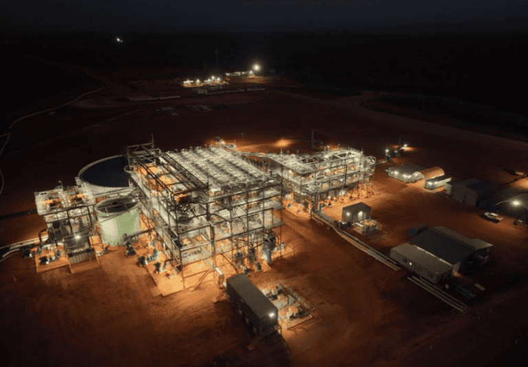 Thunderbird wet concentrator plant.