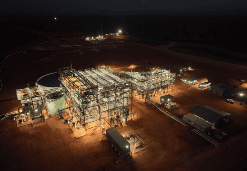 Thunderbird wet concentrator plant.