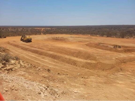 (Image source: Legacy Iron Ore) Pre-strip activities.