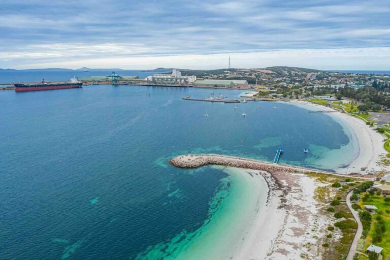 Aerial view of Esperance, WA.