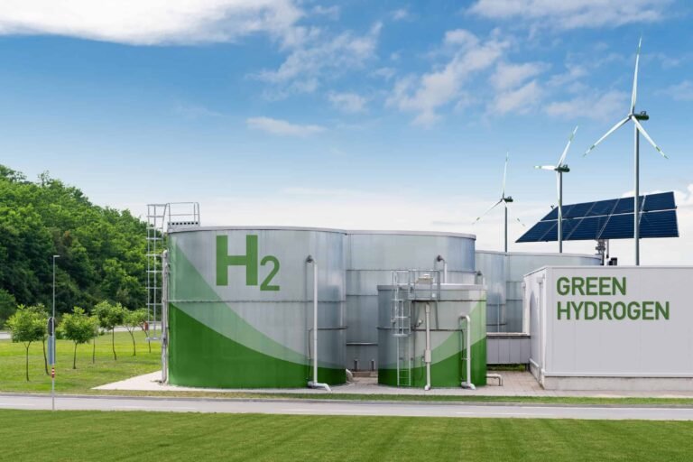 Green hydrogen factory.