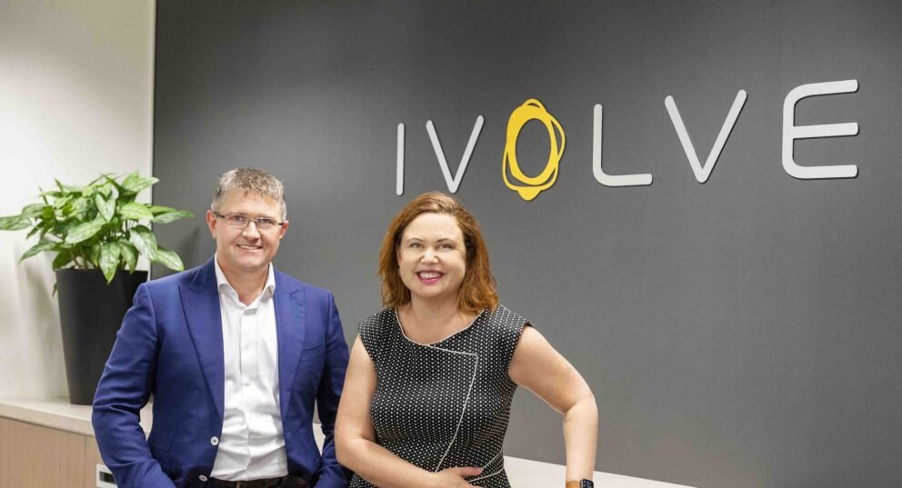 iVolve co-founders (L-R) – chief technology officer David Eagles and chief executive Kim Parascos – will continue in their current roles, ensuring continuity in product development and customer relationships.