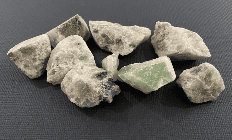 (Image source Tivan) Fluorite mineralisation from the Speewah fluorite deposit.