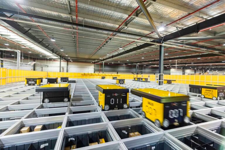 The AutoStore™ system (resembling a Rubik’s cube) is also one of the most sustainable warehouse automation systems today, with its robots using power regeneration technology to reduce energy consumption, while typically consuming less power than a toaster.