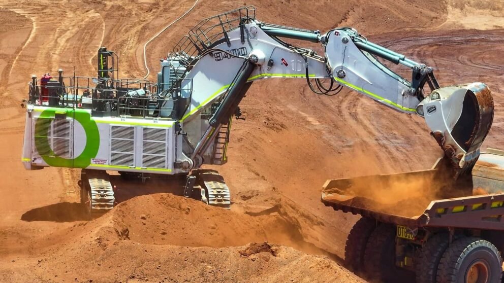 (Image source: Fortescue) Fortescue’s electric excavator.