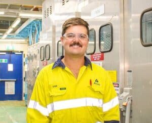 (Image source: Alcoa) Former Alcoa Graduate Program recruit Sam Bennett now works at the Pinjarra Alumina Refinery in the role of electrical engineer.