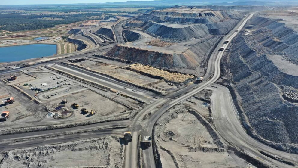 (Image source: Whitehaven Coal) Aerial view of Maules Creek.