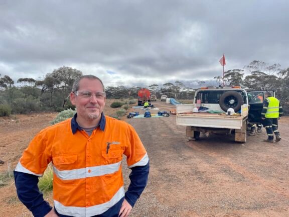 Australian company GeoMoby’s location intelligence technology could be a critical tool in the event of a cyberattack in the mining industry, according to founder Chris Baudia, pictured here at the SMERC event held June 29-30 around Coolgardie, WA.