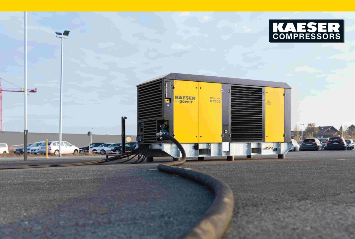Land and Go With KAESER'S Mobilair M250E - Kaeser Compressors Australia