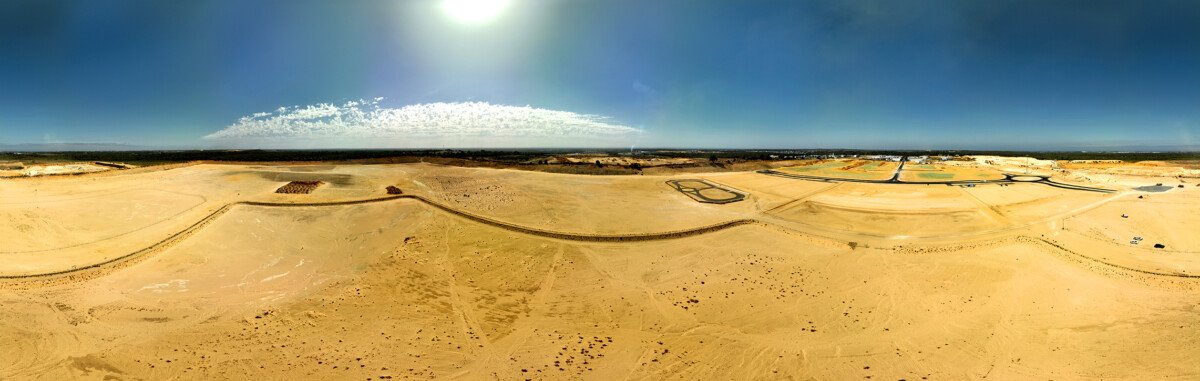 (Image source: AARP) Panoramic view of the Australian Automation and Robotics Precinct (AARP).