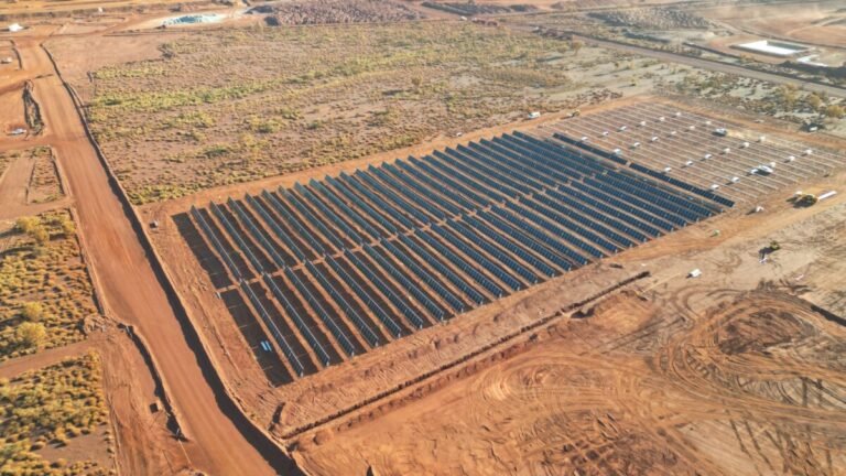 MinRes’ solar array at Ken’s Bore mine site at its Onslow Iron project is set to displace 95TJ of natural gas per year and reduce about 4,990tpa of carbon dioxide.