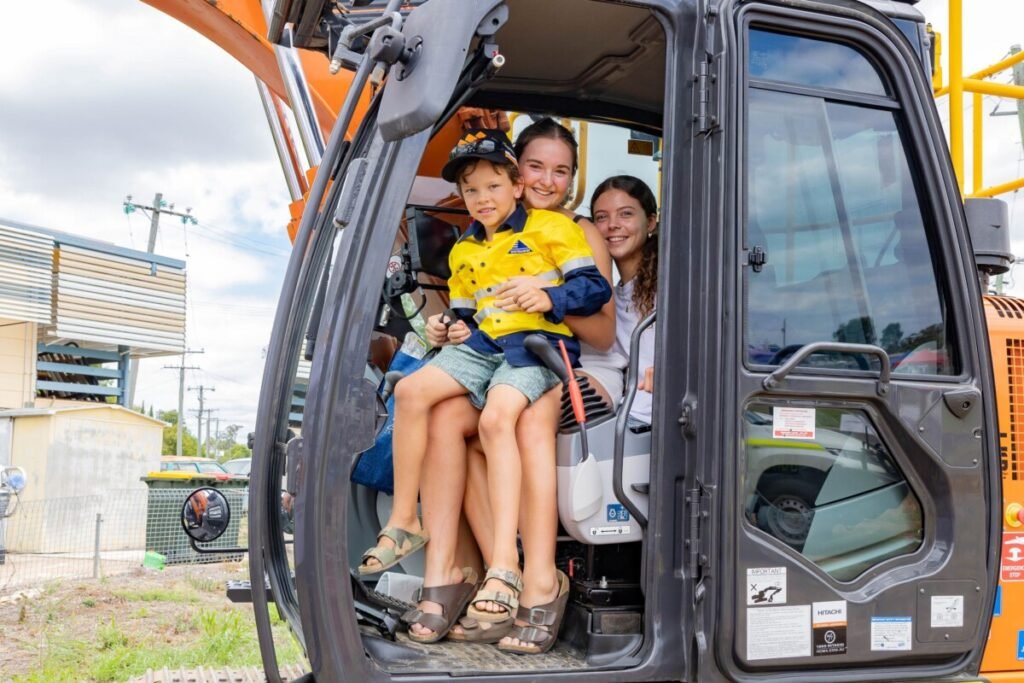 The open day included a full schedule of activities, with families enjoying jumping castles, pony rides, face painting, amusement rides and entertainment, as well as market stalls and food vendors.