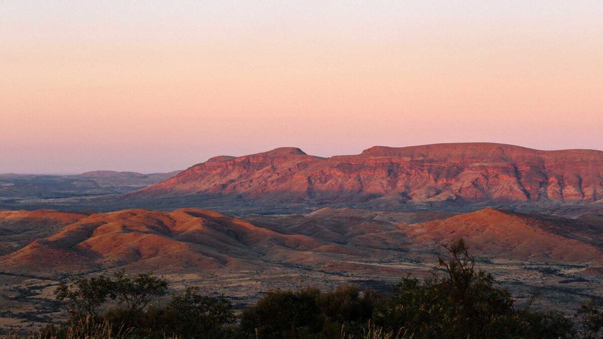 (Copyright © 2023 Rio Tinto) The Pilbara landscape in WA.