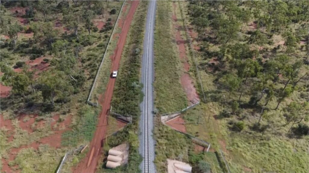 (Image source: Bravus Mining and Resources) Fit for purpose fauna crossing tunning under the railway line along the Carmichael Rail Network.
