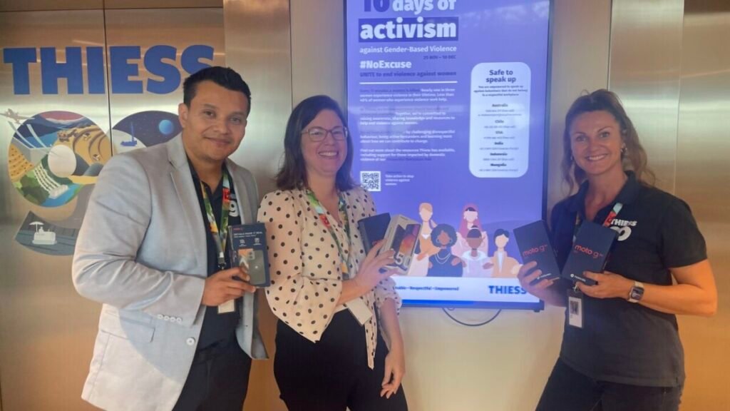 (Image source: Thiess) The 16 Days of Activism against Gender-Based Violence is a global campaign led annually by UN Women. It runs every year from November 25 (the International Day for the Elimination of Violence Against Women) to December 10 (Human Rights Day).