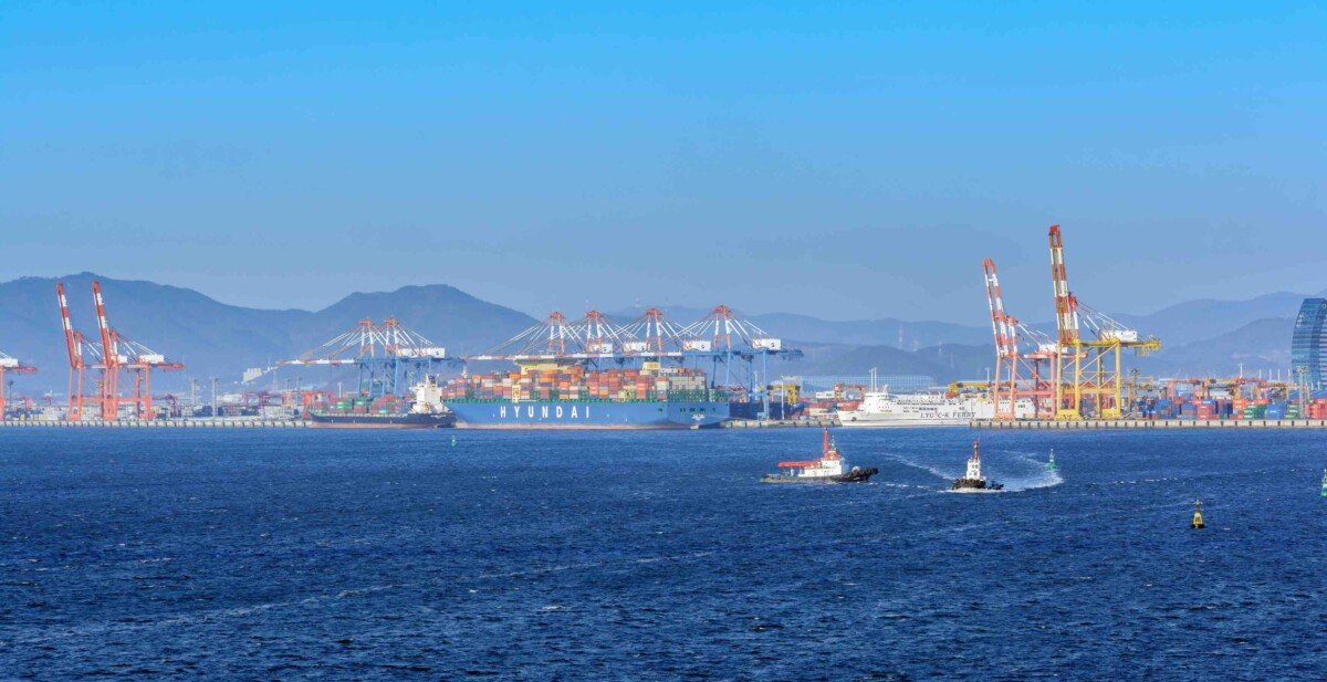 Gwangyang Port’s container terminal in South Korea.