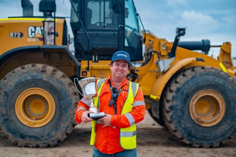 Operator Tim Lamb from Edgeworth has become NSW’s best Cat® machinery operator following the thrilling State Final of the Caterpillar® Global Operator Challenge, held at WesTrac’s dig pit in Tomago.
