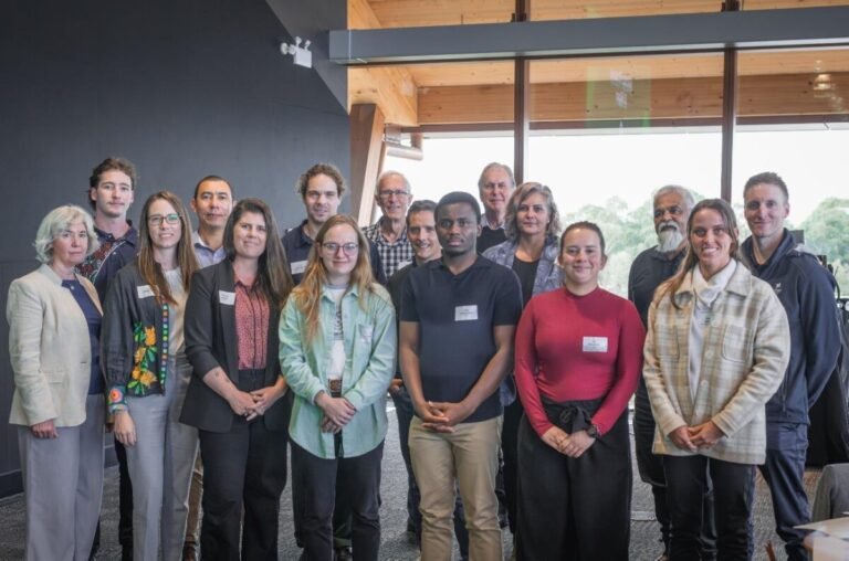 (Image source: Alcoa Australia) Presenters and panellists at the 2025 Alcoa Environmental Research Symposium.