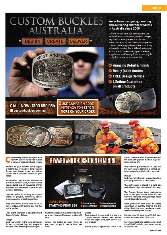 Custom Buckles