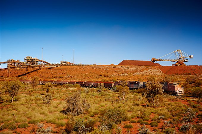 The Yandi iron ore mine, about 13km from the Ministers North deposit.
